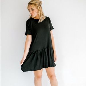 Entro black ruffle dress